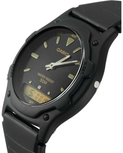 Купить Японские наручные часы Casio Collection AW-49HE-1A с хронографом  в E-mobi