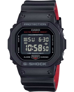 Купить Японские наручные часы Casio G-SHOCK DW-5600UHR-1 с хронографом в E-mobi