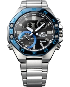 Купить Японские наручные часы Casio Edifice ECB-10DB-1B с хронографом  в E-mobi