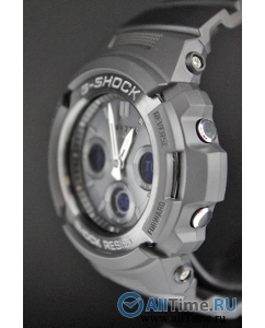 Купить Японские наручные часы Casio G-SHOCK AWG-M100B-1A с хронографом  в E-mobi