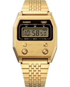 Купить Японские наручные часы Casio Vintage A1100G-5EF с хронографом  в E-mobi