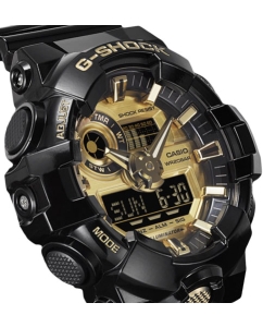 Купить Японские наручные часы Casio G-SHOCK GA-710GB-1A с хронографом  в E-mobi