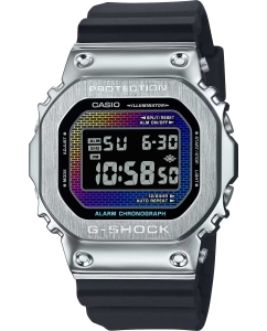 Купить Японские наручные часы Casio G-SHOCK GM-5600RW-1 с хронографом в E-mobi