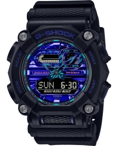 Купить Японские наручные часы Casio G-SHOCK GA-900VB-1AER с хронографом в E-mobi