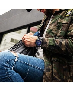 Купить Японские наручные часы Casio G-SHOCK GA-900VB-1AER с хронографом  в E-mobi