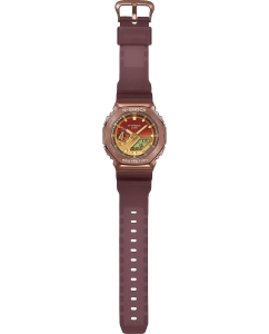 Купить Японские наручные часы Casio G-SHOCK GM-2100CL-5A с хронографом  в E-mobi