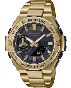 Купить Японские наручные часы Casio G-SHOCK GST-B500GD-9A с хронографом в E-mobi