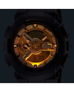 Купить Японские наручные часы Casio G-SHOCK GA-110CD-1A9 с хронографом  в E-mobi