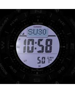 Купить Японские наручные часы Casio Pro Trek PRG-340SC-2 с хронографом  в E-mobi