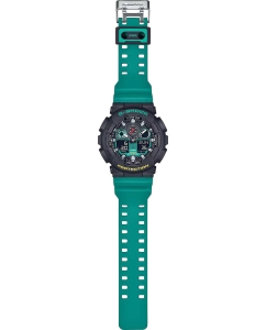 Купить Японские наручные часы Casio G-SHOCK GA-100MT-1A3 с хронографом  в E-mobi