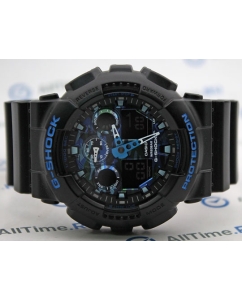 Купить Японские наручные часы Casio G-SHOCK GA-100CB-1A с хронографом  в E-mobi