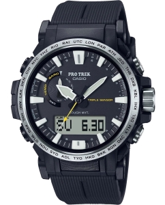 Купить Японские наручные часы Casio Pro Trek PRW-61-1AER с хронографом в E-mobi