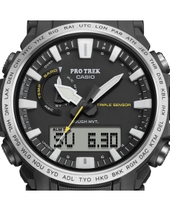 Купить Японские наручные часы Casio Pro Trek PRW-61-1AER с хронографом  в E-mobi