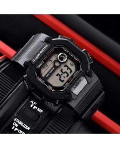 Купить Японские наручные часы Casio Collection W-737H-1A с хронографом  в E-mobi