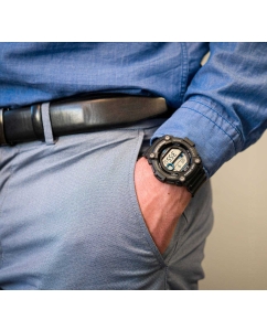 Купить Японские наручные часы Casio Collection WS-1300H-1AVEF с хронографом  в E-mobi