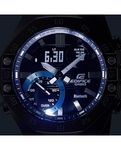 Купить Японские наручные часы Casio Edifice ECB-10PB-1AEF с хронографом  в E-mobi