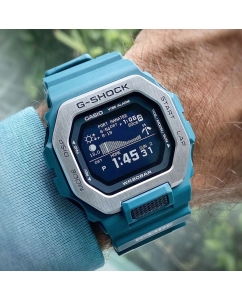 Купить Японские спортивные наручные часы Casio G-SHOCK GBX-100-2 с хронографом  в E-mobi