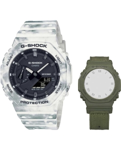Купить Японские наручные часы Casio G-SHOCK GAE-2100GC-7AER с хронографом в E-mobi