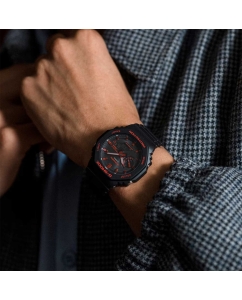 Купить Японские наручные часы Casio G-SHOCK GA-B2100BNR-1A с хронографом  в E-mobi