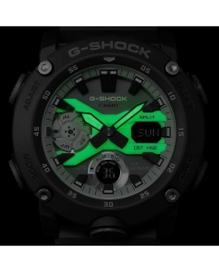 Купить Японские наручные часы Casio G-SHOCK GA-2000HD-8A с хронографом  в E-mobi