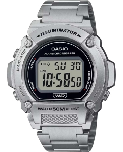 Купить Японские наручные часы Casio Collection W-219HD-1A с хронографом в E-mobi