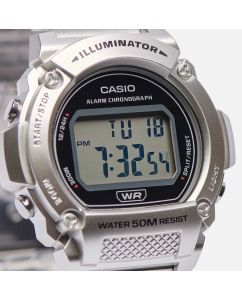Купить Японские наручные часы Casio Collection W-219HD-1A с хронографом  в E-mobi