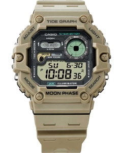 Купить Японские наручные часы Casio Collection WS-1700H-5A с хронографом  в E-mobi