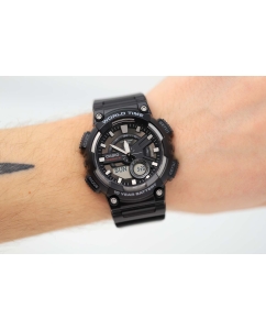 Купить Японские наручные часы Casio Collection AEQ-110W-1A с хронографом  в E-mobi