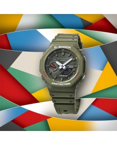 Купить Японские наручные часы Casio G-SHOCK GA-B2100FC-3A с хронографом  в E-mobi