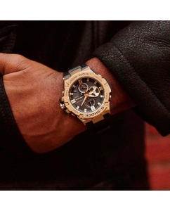 Купить Японские наручные часы Casio G-SHOCK GST-B100GB-1A9 с хронографом  в E-mobi