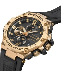 Купить Японские наручные часы Casio G-SHOCK GST-B100GB-1A9 с хронографом  в E-mobi