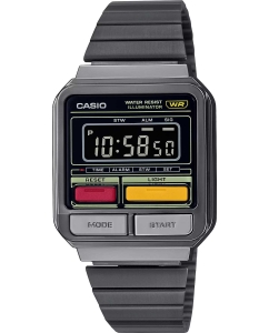Купить Японские наручные часы Casio Vintage A120WEGG-1B с хронографом в E-mobi