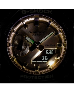 Купить Японские наручные часы Casio G-SHOCK GA-2100GB-1A с хронографом  в E-mobi
