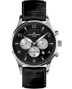 Купить Наручные часы Jacques Lemans 1-1654A с хронографом в E-mobi