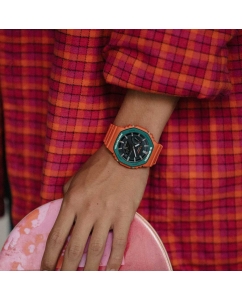 Купить Японские наручные часы Casio G-SHOCK GA-2110SC-4A с хронографом  в E-mobi