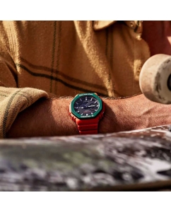 Купить Японские наручные часы Casio G-SHOCK GA-2110SC-4A с хронографом  в E-mobi