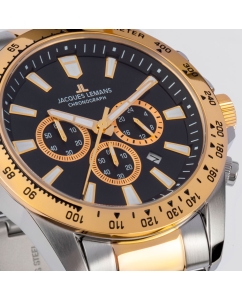 Купить Наручные часы Jacques Lemans 1-2140H с хронографом  в E-mobi