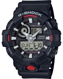 Купить Японские наручные часы Casio G-SHOCK GA-700-1A с хронографом в E-mobi