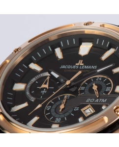 Купить Наручные часы Jacques Lemans 1-2141I с хронографом  в E-mobi