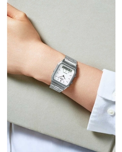 Купить Японские наручные часы Casio Vintage AQ-230A-7D с хронографом  в E-mobi