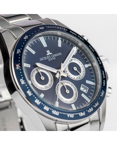 Купить Наручные часы Jacques Lemans 1-1877G с хронографом  в E-mobi