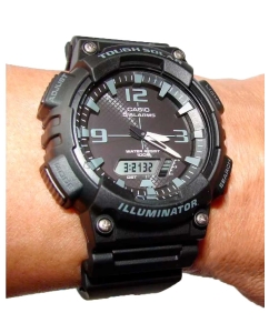 Купить Японские наручные часы Casio Collection AQ-S810W-1A2 с хронографом  в E-mobi