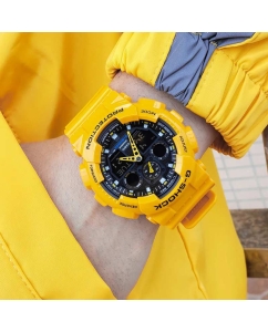 Купить Японские наручные часы Casio G-SHOCK GA-100A-9A с хронографом  в E-mobi