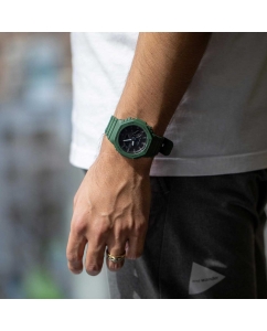 Купить Японские наручные часы Casio G-SHOCK GA-B2100-3AER с хронографом  в E-mobi