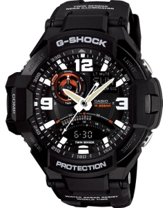 Купить Японские наручные часы Casio G-SHOCK GA-1000-1A с хронографом в E-mobi