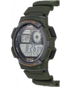 Купить Японские наручные часы Casio Illuminator AE-1000W-3A с хронографом  в E-mobi