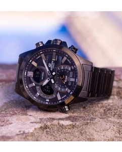 Купить Японские наручные часы Casio Edifice ECB-30DC-1A с хронографом  в E-mobi
