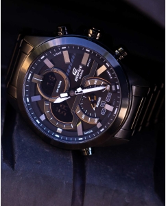 Купить Японские наручные часы Casio Edifice ECB-30DC-1A с хронографом  в E-mobi