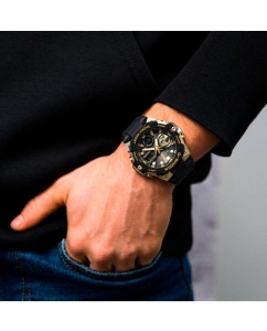 Купить Японские наручные часы Casio G-SHOCK GST-B400GB-1A9 с хронографом  в E-mobi