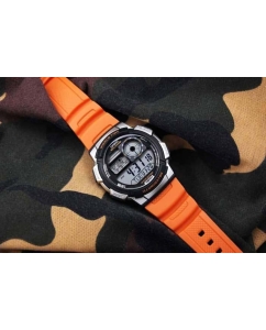 Купить Японские наручные часы Casio Illuminator AE-1000W-4B с хронографом  в E-mobi